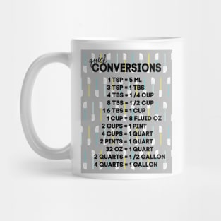 Cooking Conversions | Blue & Green Spoons Mug